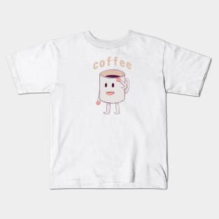 Cute coffee Kids T-Shirt